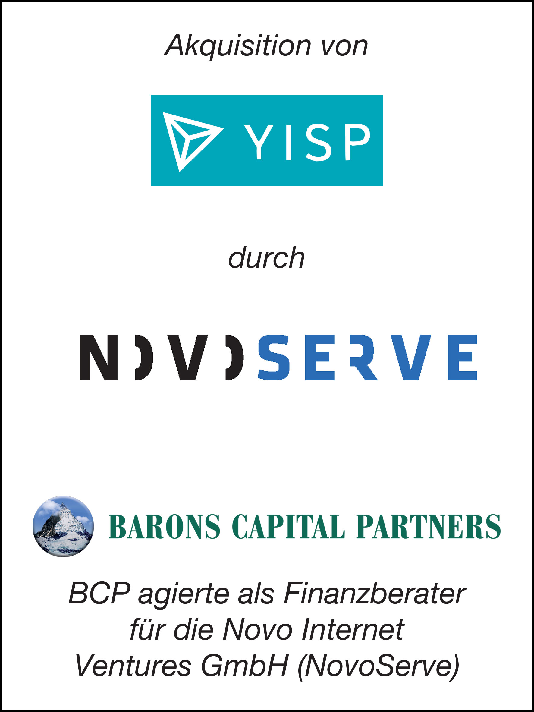 59_YISP Acquisition by NovoServe_G